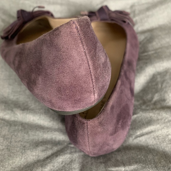 Women’s Purple Suede Flats - Picture 4 of 5